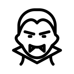 dracula icon or logo isolated sign symbol vector illustration - high quality black style vector icons
