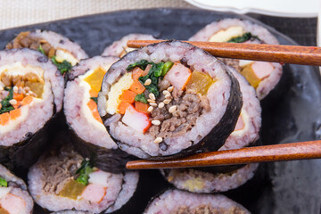 Korean food - Kimbab