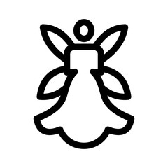 fairy icon or logo isolated sign symbol vector illustration - high quality black style vector icons
