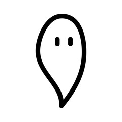 ghost icon or logo isolated sign symbol vector illustration - high quality black style vector icons
