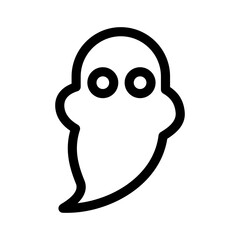 ghost icon or logo isolated sign symbol vector illustration - high quality black style vector icons
