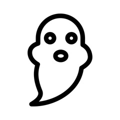 ghost icon or logo isolated sign symbol vector illustration - high quality black style vector icons
