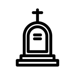 graves icon or logo isolated sign symbol vector illustration - high quality black style vector icons
