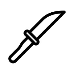 knife icon or logo isolated sign symbol vector illustration - high quality black style vector icons
