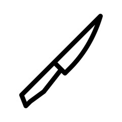 knife icon or logo isolated sign symbol vector illustration - high quality black style vector icons
