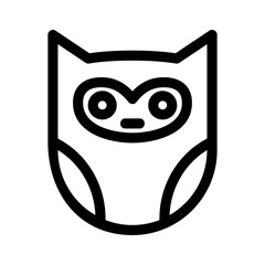 owl icon or logo isolated sign symbol vector illustration - high quality black style vector icons
