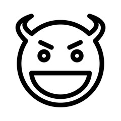 satan icon or logo isolated sign symbol vector illustration - high quality black style vector icons
