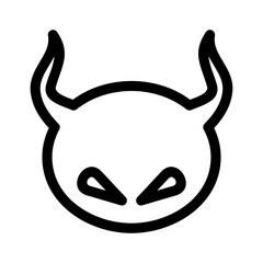 satan icon or logo isolated sign symbol vector illustration - high quality black style vector icons
