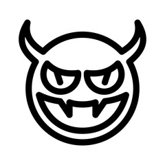 satan icon or logo isolated sign symbol vector illustration - high quality black style vector icons

