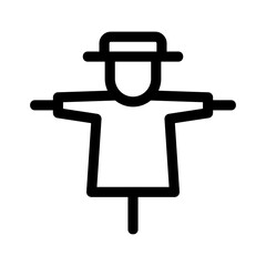 scarecrow icon or logo isolated sign symbol vector illustration - high quality black style vector icons
