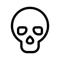 skull icon or logo isolated sign symbol vector illustration - high quality black style vector icons
