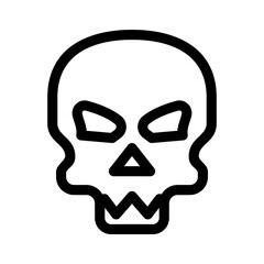 skull icon or logo isolated sign symbol vector illustration - high quality black style vector icons
