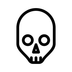skull icon or logo isolated sign symbol vector illustration - high quality black style vector icons
