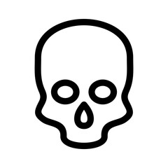 skull icon or logo isolated sign symbol vector illustration - high quality black style vector icons
