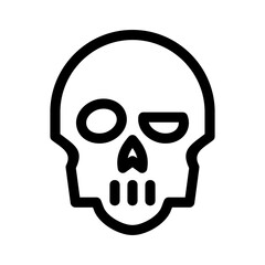 skull icon or logo isolated sign symbol vector illustration - high quality black style vector icons
