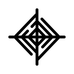 spider web icon or logo isolated sign symbol vector illustration - high quality black style vector icons
