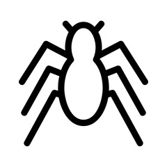 spider icon or logo isolated sign symbol vector illustration - high quality black style vector icons
