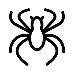 spider icon or logo isolated sign symbol vector illustration - high quality black style vector icons
