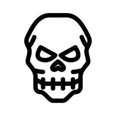 skull icon or logo isolated sign symbol vector illustration - high quality black style vector icons
