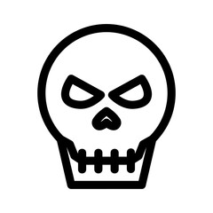 skull icon or logo isolated sign symbol vector illustration - high quality black style vector icons
