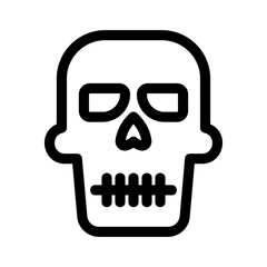 skull icon or logo isolated sign symbol vector illustration - high quality black style vector icons
