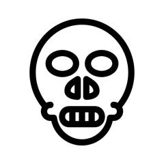 skull icon or logo isolated sign symbol vector illustration - high quality black style vector icons

