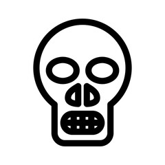skull icon or logo isolated sign symbol vector illustration - high quality black style vector icons
