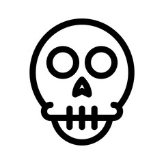 skull icon or logo isolated sign symbol vector illustration - high quality black style vector icons

