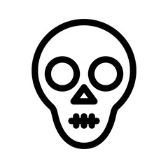 skull icon or logo isolated sign symbol vector illustration - high quality black style vector icons
