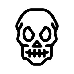skull icon or logo isolated sign symbol vector illustration - high quality black style vector icons
