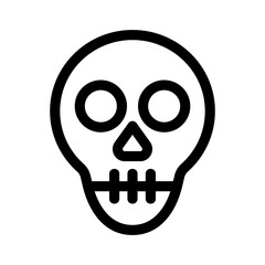 skull icon or logo isolated sign symbol vector illustration - high quality black style vector icons
