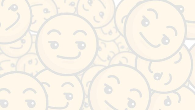 emoji cool wink white