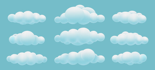 Overcast 3d clouds