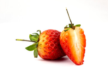 Strawberry isolated in white background