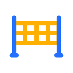 Fototapeta premium Net Icon with Outline Color