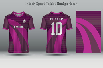 Football jersey mockup and sport jersey mockup with abstract geometric pattern