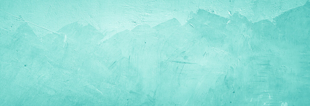 Abstract Blue Teal Pastel Texture Cement Concrete Wall Background