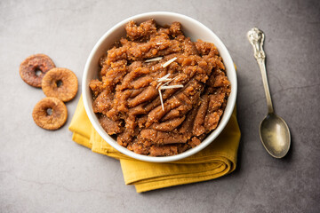 Anjeer ka halwa or Fig sheera or halva