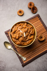 Anjeer ka halwa or Fig sheera or halva