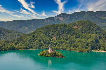Church of the Assumption, Bled Lake, Slovenia