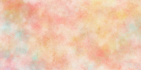 Orange Abstract Background. Painted Orange Color Stucco Wall Texture With Copy Space. Bright Art Wallpaper