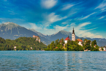 Church of the Assumption, Bled Lake, Slovenia