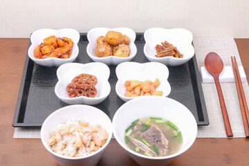 Korean Set Table