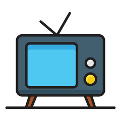 Tv Vector icon which is suitable for commercial work

