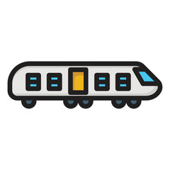 tourism train Vector icon which is suitable for commercial work

