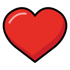 Love Heart Vector icon which is suitable for commercial work

