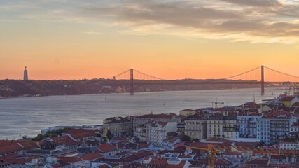 The 25th of april bridge, Lisbon, Portugal