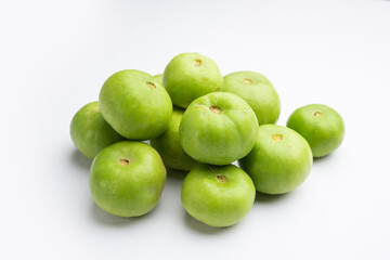 Raw Tinda, tinde also called dhemse, Apple Gourd, Baby Pumpkin, Indian Squash Round Melon.