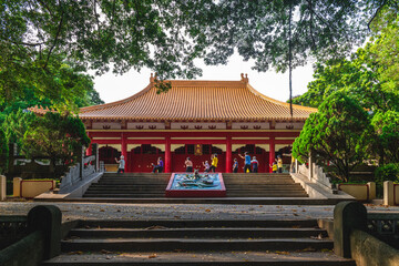 July 14, 2022: Chiayi Confucian Temple in Chiayi city, Taiwan. It was originally built in 1706...