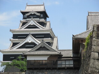 熊本地震から６年、未だ壊れたままの熊本城の一部